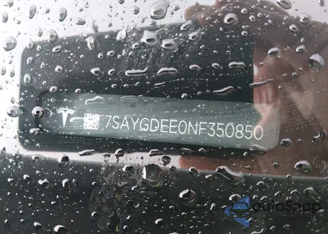 2022 Tesla Model Y Long Range Dual Motor All-Wheel Drive from USA, damaged, VIN 7SAYGDEE0NF350850